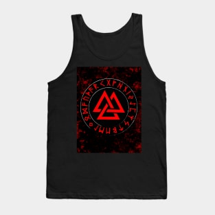 Valknut Norse Symbol Tank Top